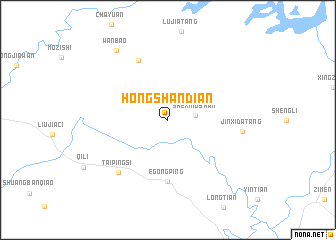 map of Hongshandian