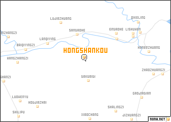 map of Hongshankou