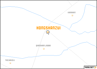 map of Hongshanzui