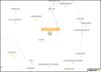 map of Hongshan