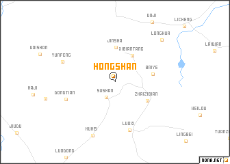 map of Hongshan