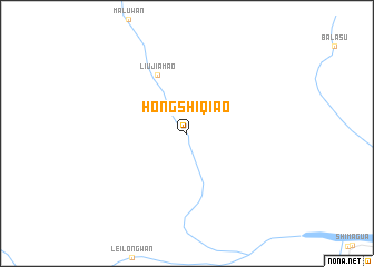 map of Hongshiqiao