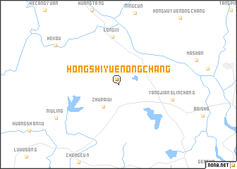 map of Hongshiyuenongchang