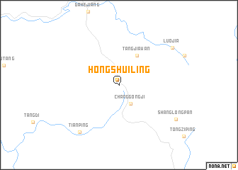 map of Hongshuiling