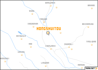 map of Hongshuitou