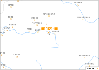 map of Hongshui