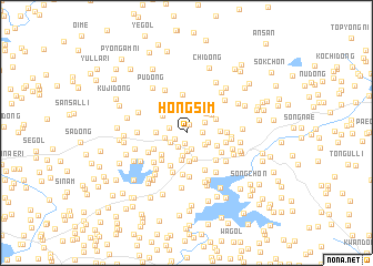 map of Hongsim