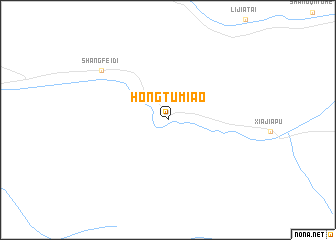 map of Hongtumiao