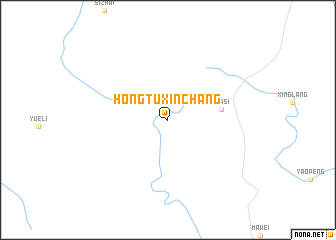 map of Hongtuxinchang