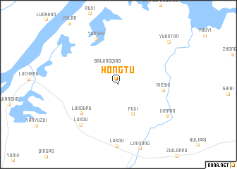 map of Hongtu