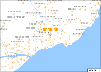 map of Hongŭi-gol