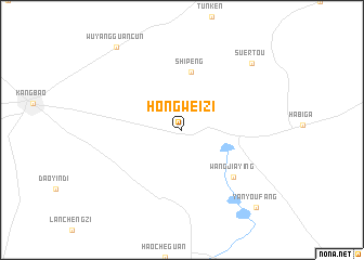 map of Hongweizi
