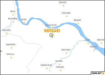 map of Hongwei