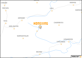 map of Hongxing