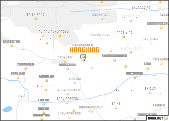 map of Hongxing
