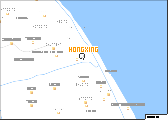 map of Hongxing