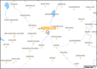 map of Hongxin