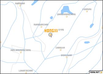 map of Hongxi
