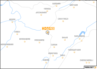 map of Hongxi