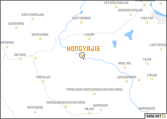 map of Hongyajie