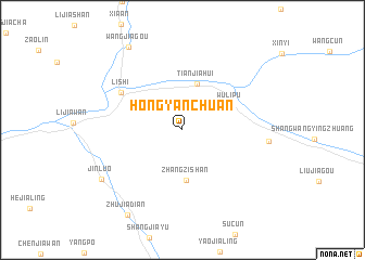 map of Hongyanchuan