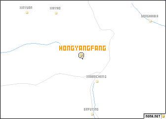 map of Hongyangfang