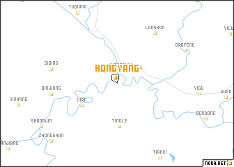 map of Hongyang