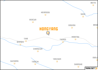 map of Hongyang