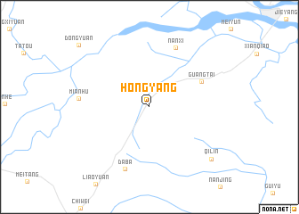 map of Hongyang