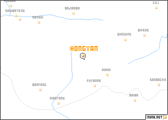map of Hongyan