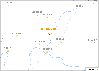 map of Hongyan