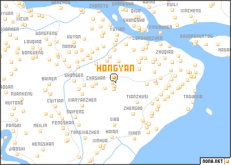 map of Hongyan