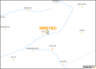 map of Hongyazi