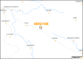 map of Hongyihe