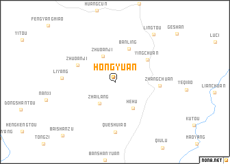 map of Hongyuan