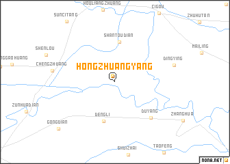 map of Hongzhuangyang