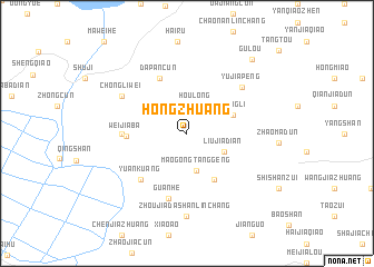 map of Hongzhuang