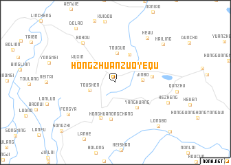 map of Hongzhuanzuoyequ