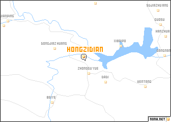 map of Hongzidian