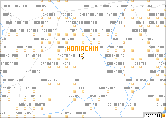 map of Honiachim