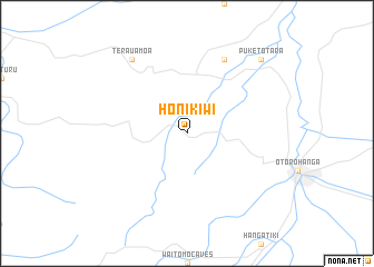 map of Honikiwi