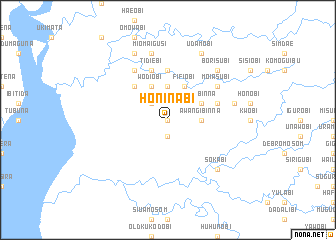 map of Honinabi
