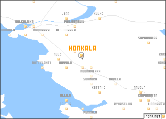 map of Honkala