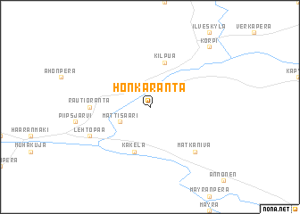 map of Honkaranta