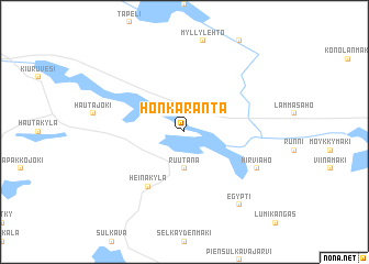 map of Honkaranta