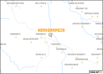 map of Honko Ampoza