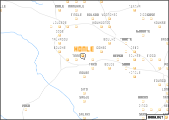 map of Honlé