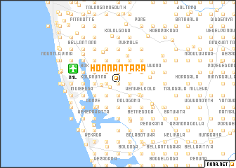 map of Honnantara