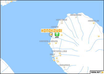map of Honokowai