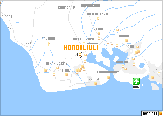 map of Honouliuli